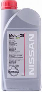 NISSAN MOTOR OIL 5w30 -DPF 1л. NEW, № KE900-90033, масло для диз. двиг. с DPF